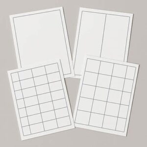 Selection of blank A4 labels from top suppliers, ready for custom printing and business branding