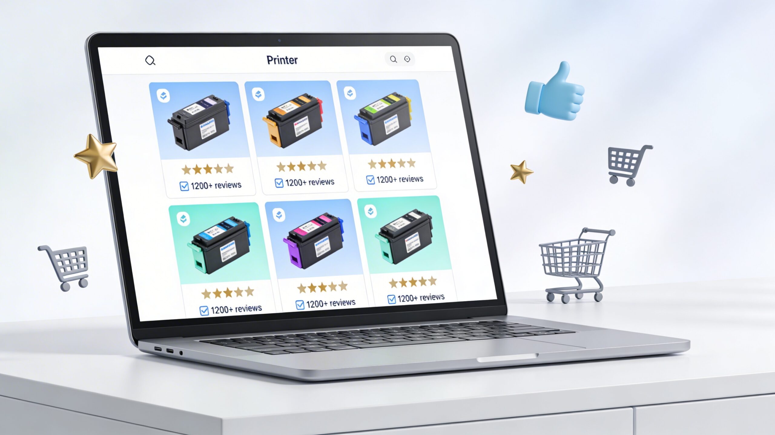 Customer review ratings and feedback for top cartridge suppliers